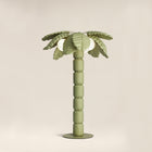 Palm Beach floor lamp by Pet Therapy™ – palm-shaped LED lamp with powder-coated metal structure and recycled PL fabric padding.